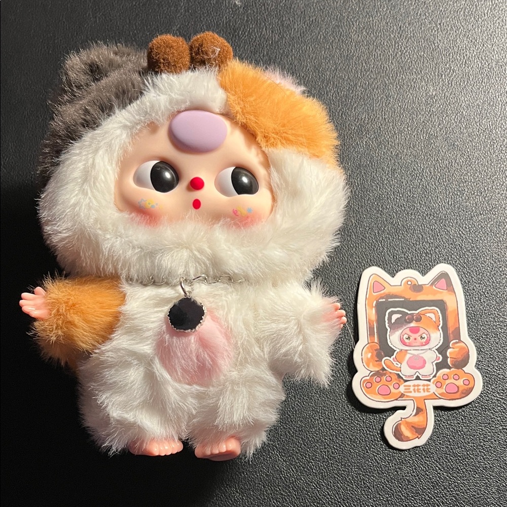 Baby Three Plush Cat Cats Confirmed Opened